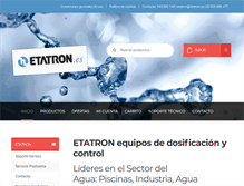 Tablet Screenshot of etatron.es